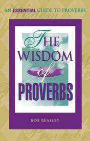 WISDOM OF PROVERBS de Bob Beasley - 2000-01