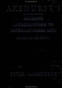 image of Akehurst's Modern Introduction to International Law