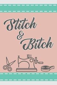 Stitch & Bitch: 6 x 9 Graph Paper Notebook For Those Who Love To Quilt
