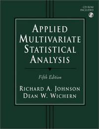 cover of Applied Multivariate Statistical Analysis (5th Edition)