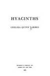 hyacinths  - 1st Edition/1st Printing