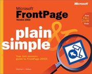 Microsoft FrontPage 2002 Plain & Simple