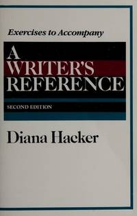 cover of A Writer's Reference (Exercises to Accompany)