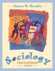 image of Sociology: A Down-To-Earth Approach