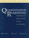 Quantitative Reasoning: Mathematics for Citizens in the 21st Century by Jeffrey O. Bennett; William L. Briggs; Cherilynn A. Morrow - 1996-01