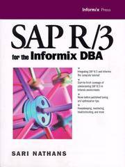 SAP R/3 for the Informix DBA by Sari Nathans - 1999