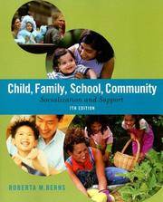 cover of Child, Family, School, Community: Socialization and Support