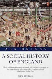 A Social History of England (Penguin History) by Briggs, Asa