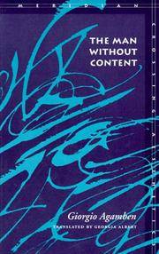 The Man without Content (Meridian: Crossing Aesthetics)