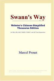 image of Swann's Way (Webster's Chinese-Simplified Thesaurus Edition) (Chinese Edition)