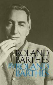 cover of Roland Barthes