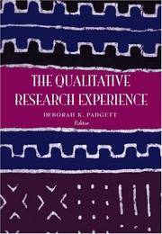 The Qualitative Research Experience