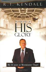 In Pursuit of His Glory