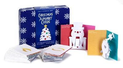 Christmas Alphabet Cards Collectible Tin Set by Sabuda, Robert