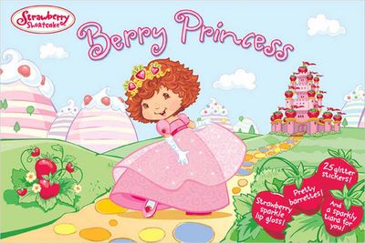 strapless open back dress Berrykin Berry Princess Doll Vintage Strawberry Shortcake with Star Wa