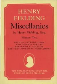 Miscellanies by Henry Fielding, Esq: Volume Two