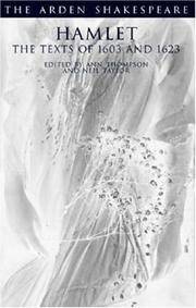 image of Hamlet: The Texts of 1603 and 1623 (Arden Shakespeare: Third Series)