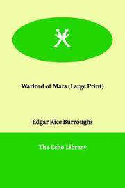 image of Warlord of Mars (Large Print)