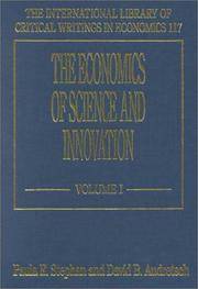 The Economics of Science and Innovation by Stephan, Paula E - 2000