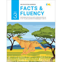 IXL Multiplication Facts & Fluency 3rd Grade Math Workbook, Mathematics Book for Kids Ages 8-9...