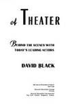 The Magic of Theater : Behind the Scenes With Today's Leading Actors