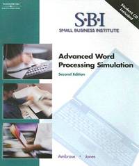 SBI: Advanced Word Processing Simulation (with CD-ROM) (Word Processing I)