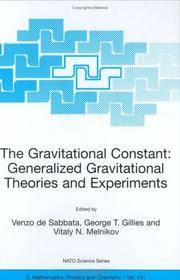 The Gravitational Constant: Generalized Gravitational Theories And Experiments (nato Science...