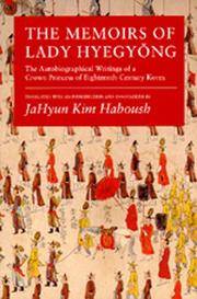 The Memoirs Of Lady Hyegyong