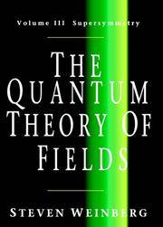 image of The Quantum Theory of Fields: Volume 3 Supersymmetry