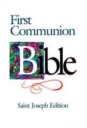 Saint Joseph First Communion Bible-NABRE (St. Joseph)