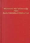 MARRIAGE and OBITUARIES from EARLY GEORGIA NEWSPAPERS