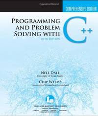 Programming And Problem Solving With C++