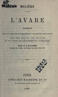 cover of L'avare: Com