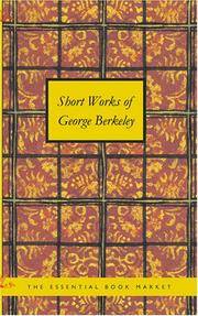 Short Works Of George Berkeley