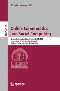 ONLINE COMMUNITIES AND SOCIAL COMPUTING