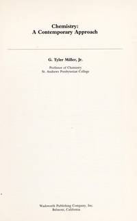 image of Chemistry, a contemporary approach (Wadsworth series in chemistry)