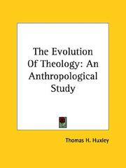 cover of The Evolution of Theology: An Anthropological Study
