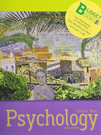 Psychology (loose leaf) and Study Guide (Budget Books) by David G. Myers - 2009-06-01