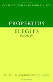 image of Propertius: Elegies Book IV
