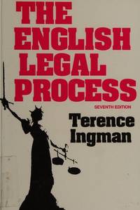 English Legal Process Pb de Terence Ingman - 1998-07-30