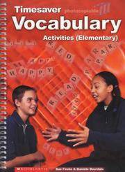 Timesaver Vocabulary Activities: Elementary (Timesaver Photocopiable Resources Series)