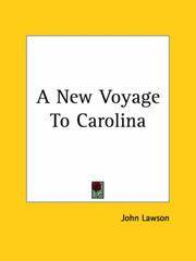 image of A New Voyage To Carolina