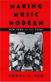 Making Music Modern: New York in the 1920s