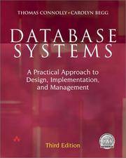 cover of Database Systems : A Practical Approach to Design, Implementation and Management