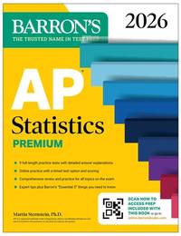 AP Statistics Premium, 2026: Prep Book with 9 Practice Tests + Comprehensive Review + Online...