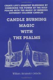 Candle Burning Magic With The Psalms by Oribello, William Alexander - 2012-02-08