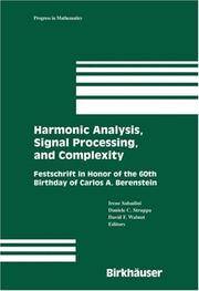 Harmonic Analysis, Signal Processing, And Complexity: