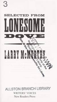 image of Selected from Lonesome Dove (Writers' Voices)