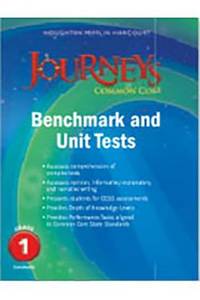 Benchmark Tests and Unit Tests Consumable Grade 1 (Journeys)