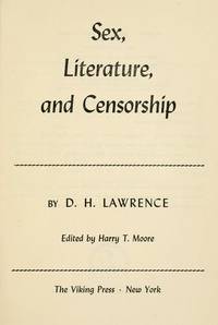 sex literature and censorship by lawrence d h censorship essays